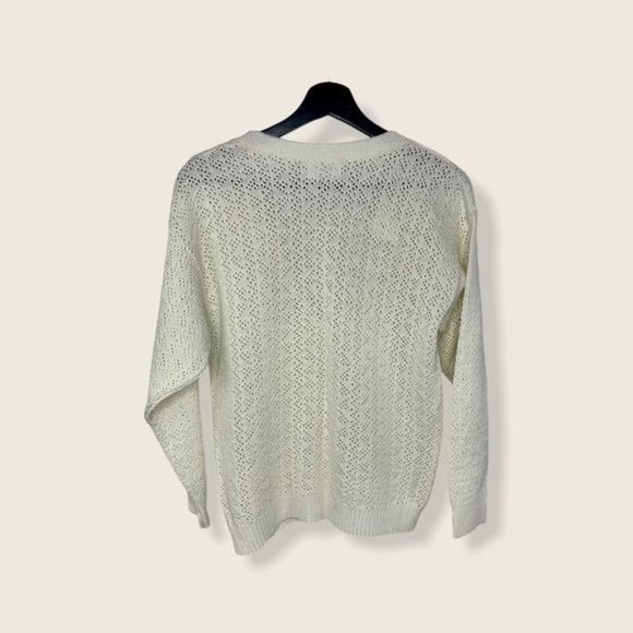 Vintage 90's Sweetree Loose Knit Cardigan Small - Picture 4 of 11